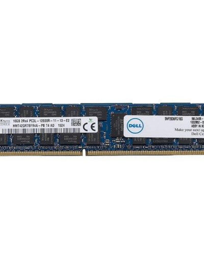 Dell 16GB 2Rx4 PC3L-12800R (DDR3-1600) Registered CAS-11 Low Voltage Memory Kit