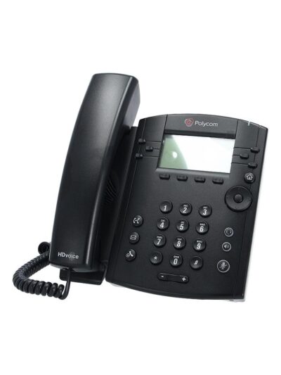Polycom IP Phone VVX 311, 6-Lines, Gigabit Ethernet Skype For Business Edition, PoE