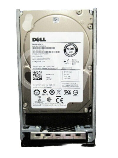 Dell 900GB 10K 2.5-inch SAS 6Gb/s 512n Dual Port (DP) Enterprise (ENT) Hot-Plug Hard Drive w/ caddy