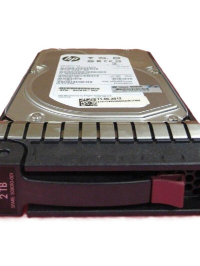 HPE 2TB 7.2K 3.5-inch SAS 6Gb/s Dual Port Hard Drive w/ caddy