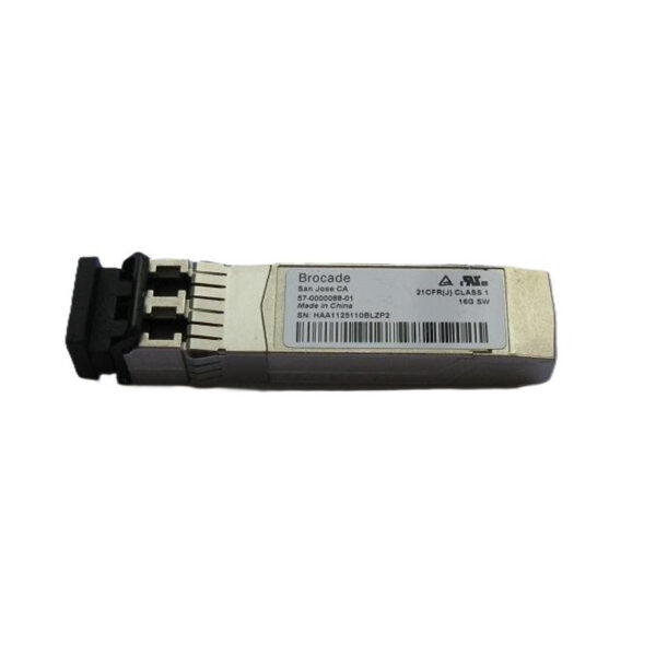 Brocade 16G SFP+ Transceiver SWL Fibre Channel, 850nm, 100m, MMF, LC Dúplex connector