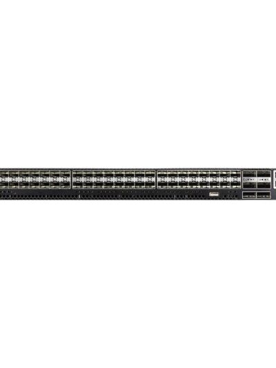 Edgecore AGR120, 48x 10GbE SFP+, 6x 100GbE QSFP28 ports, 2x AC PSUs, Front to Back Airflow, ONIE Software Installer, Aggregation Router