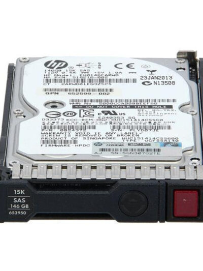 HPE 146GB 15K 2.5-inch SAS 6Gb/s SC Enterprise Hard Drive w/ caddy