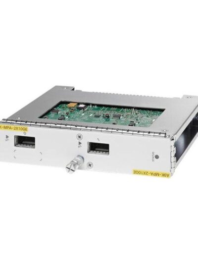 Cisco ASR 9000 2-port 10-Gigabit Ethernet Modular Port Adapter, requires XFP optics