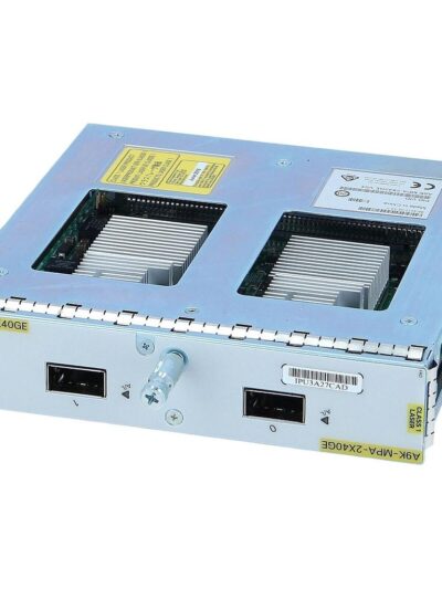 Cisco ASR 9000 2-port 40-Gigabit Ethernet Modular Port Adapter, requires QSFP optics