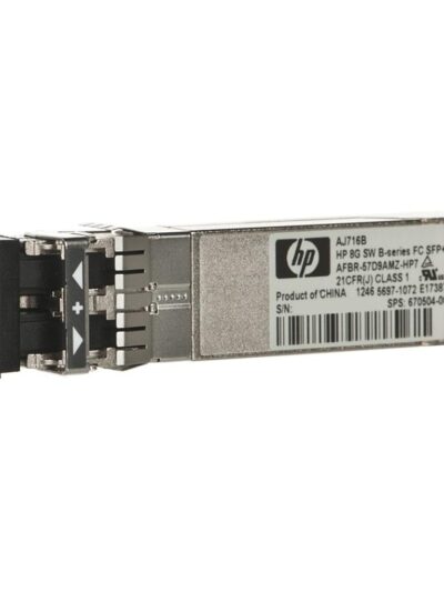 HPE B-series 8-Gigabit Fibre Channel SFP+ Shortwave Transceiver
