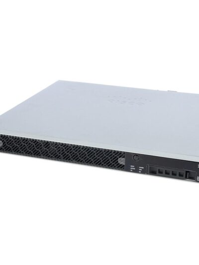 Cisco ASA 5525-X Firewall Edition; includes firewall services, 750 IPsec VPN peers, 2 SSL VPN peers, 8 copper GE data ports, 1 copper GE management port, 1 AC power supply, Active/Active high availability, 2 security contexts, 3DES/AES license