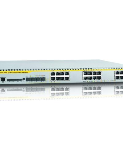 Allied Telesis 24x 10/100/1000BASE-T RJ-45 ports and 4 x 1000BASE-X SFP combo ports