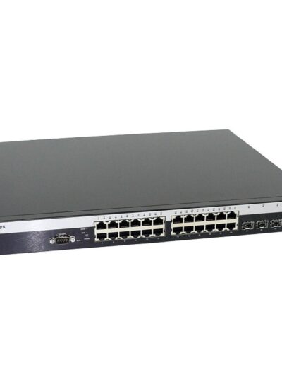Enterasys B5 B-Series 24x 10/100/1000 PoE+ RJ45 ports, (4) combo SFP ports, (2) dedicated high-speed stacking ports and external RPS connector. Total active ports per switch: (24) Gigabit ports