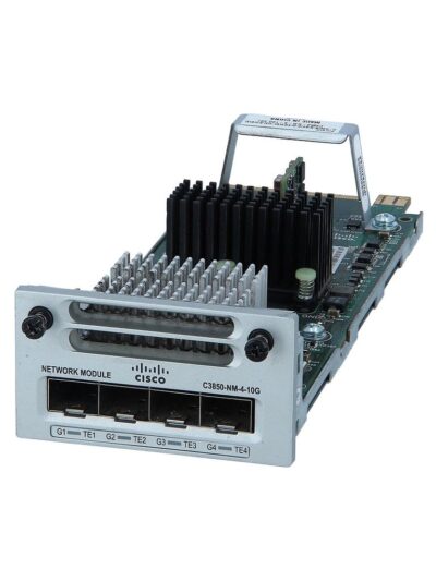 Cisco 4 x Gigabit Ethernet / 4 x 10 Gigabit Ethernet network module spare for 3850