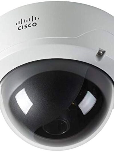 Cisco Video Surveillance Standard-Definition IP Dome, 3.3–12 mm, D/N, smoked, vandal-resistant