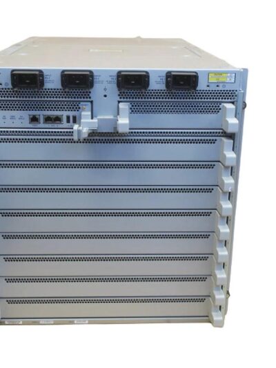 Arista 7508 chassis, 2 supervisor slots, 8 line card slots, 6 fabric slots