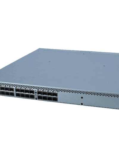 Dell Brocade 24-port (12 active) 6505 16Gb Fibre Channel Switch, 1 PSU, Airflow Port Side Exhaust