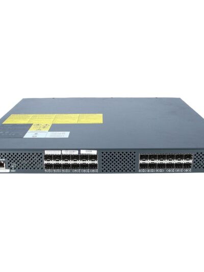 Cisco MDS 9124 24-Port Multilayer Fabric Switch with 8 4Gbps active ports, VSANs, PortChannels with one AC Power Supply