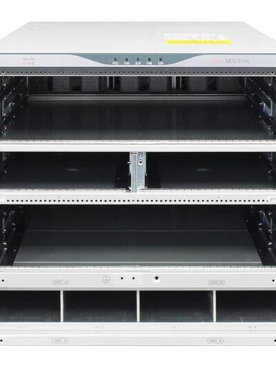 Cisco MDS 9706 Base Config Chassis FANs, 2 Sup-1, 3 Fabric-1, 4 PS AC 3K