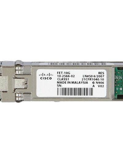 Cisco 10G SFP+ Transceiver, 850nm, 100m, MMF, LC Dúplex connector for Fabric Extender