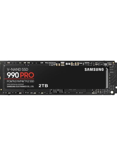 Samsung 2TB M.2 2280 SSD NVMe PCIe 4.0 990 PRO Solid State Drive