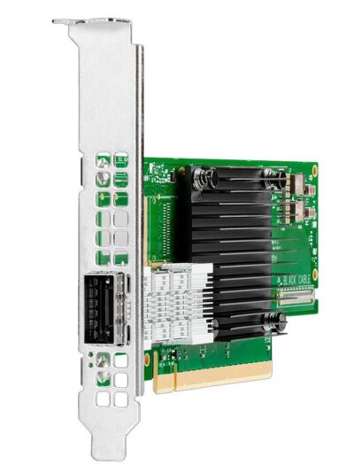 HPE InfiniBand HDR100/Ethernet 100Gb 1-port QSFP56 PCIe4 x16 MCX653105A-ECAT Adapter - High Profile Bracket