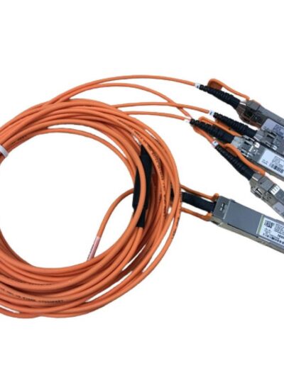 Cisco 40GBase-AOC QSFP to 4 SFP+ Active Optical breakout Cable, 3-meter