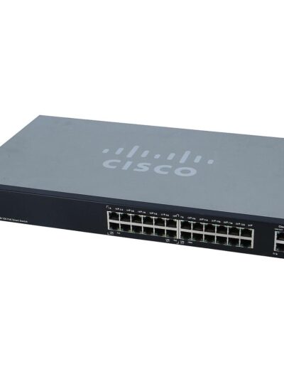 Cisco Small Business 200 Series SF200-24P Managed Switch, 24-Port 10/100 (12 PoE Ports) & 4 Gigabit Ethernet (2 combo Gigabit RJ45 or SFP)