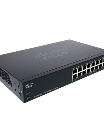Cisco Small Business 110 Series SG110-16HP Unmanaged Switch, 16-Port 10/100/1000 RJ45 (8 PoE)