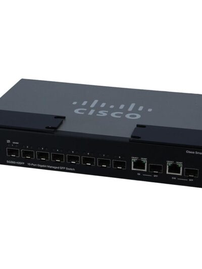 Cisco Small Business 300 Series SG300-10SFP Managed Switch, 8-Port Gigabit SFP & 2 combo mini-GBIC ports for UK