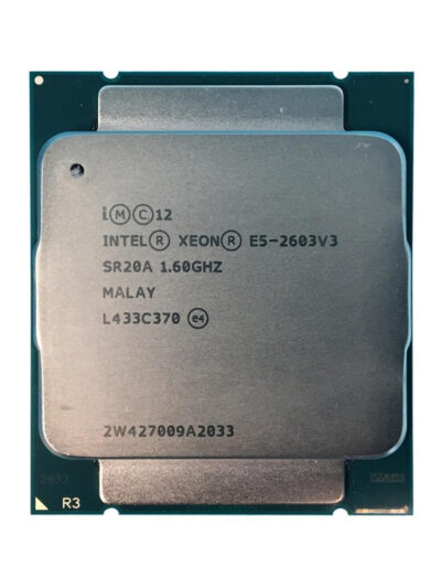 Intel Xeon E5-2603 V3 6-Core 15MB Cache 1,6GHz 85W TDP
