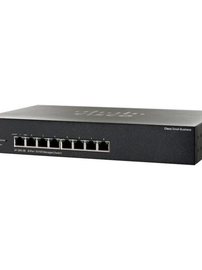Cisco Small Business 300 Series SF300-08 Managed Switch, 8-port 10/100 Mbps