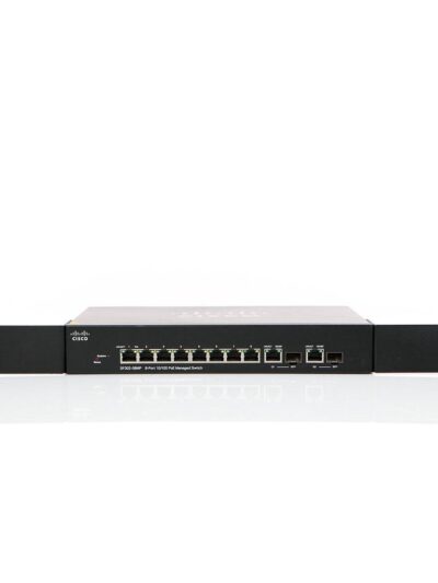Cisco Small Business 300 Series SF302-08MP Managed Switch, 8-Port 10/100 Maximum PoE & 2 combo mini-GBIC ports
