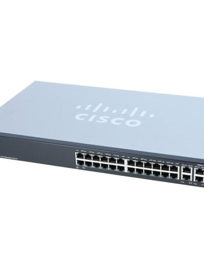 Cisco Small Business 300 Series SF300-24 Managed Switch, 24-port 10/100 & 2x 10/100/1000 & 2 combo mini-GBIC ports