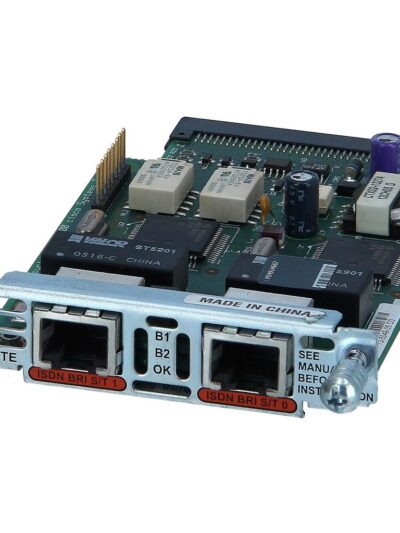 Cisco Two-port BRI voice/fax interface card (network and terminal side)