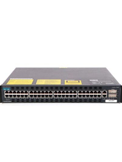 Cisco Catalyst 2948G, 48 10/100 ports and 2 fixed gigabit interface converter (GBIC)-based 1000BASE-X uplink ports