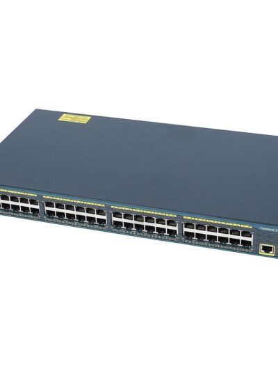 Cisco Catalyst 2960 48 10/100 and two fixed 10/100/1000TX uplink ports, LAN Lite Image