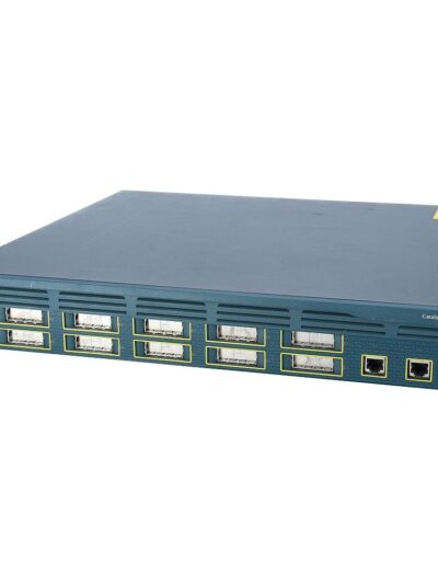 Cisco Catalyst 3550 Stackable 10 GBIC-based Gigabit Ethernet ports & 2 10/100/1000BASE-T ports, Enhanced Multilayer Image software