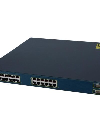 Cisco Catalyst C3550 Stackable 24 10/100 inline power Ethernet ports & 2 Gigabit Ethernet GBIC ports, Enhanced Multilayer Image software