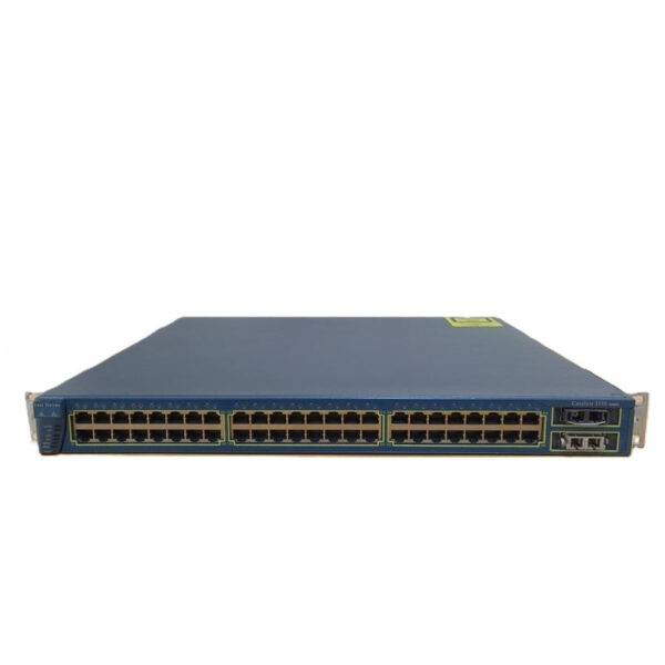 Cisco Catalyst C3550 Stackable 48 10/100 Ethernet ports & 2 Gigabit Ethernet GBIC ports, Enhanced Multilayer Image software