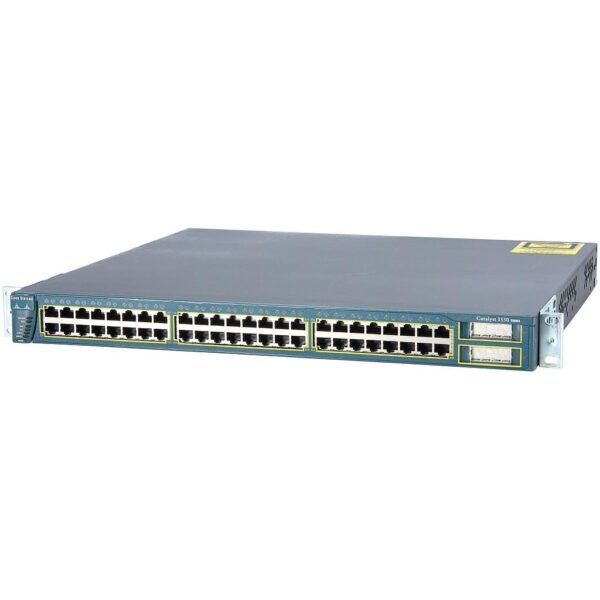 Cisco Catalyst C3550 Stackable 48 10/100 Ethernet ports & 2 Gigabit Ethernet GBIC ports, Standard Multilayer Image software