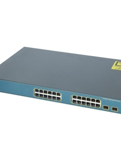 Cisco Catalyst 3560 24 10/100 PoE Ethernet Ports, 2 SFP uplink ports, Enhanced Multilayer Image Image (IP Services)