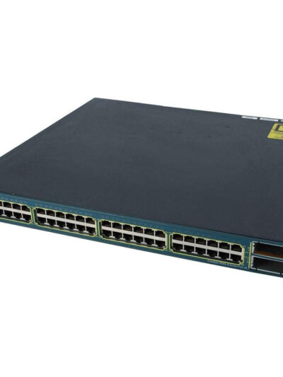 Cisco Catalyst 3560E 48 10/100/1000 (RJ45) PoE ports and 2 10GE (X2), 750W AC, IP Base (IPB) software