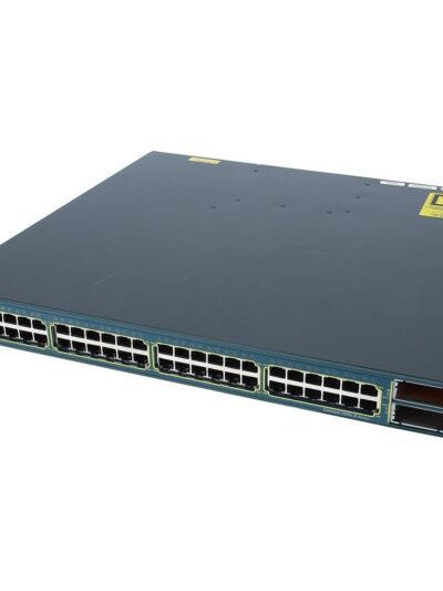 Cisco Catalyst 3560E 48 10/100/1000 (RJ45) ports and 2 10GE (X2), 265W AC, IP Base (IPB) software