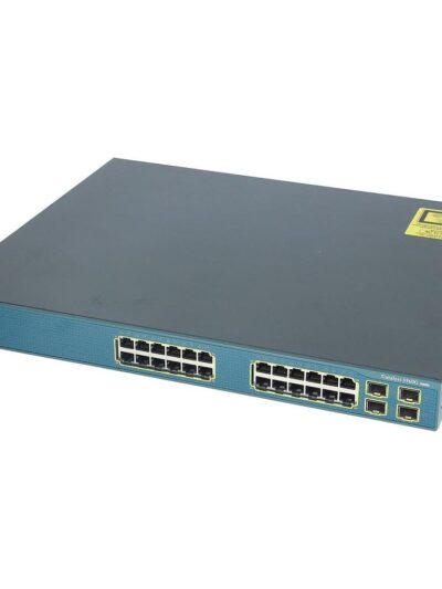 Cisco Catalyst 3560G 24 Ethernet 10/100/1000 and 4 SFP-based Gigabit Ethernet ports, Standard Multilayer Image software (IP Base)