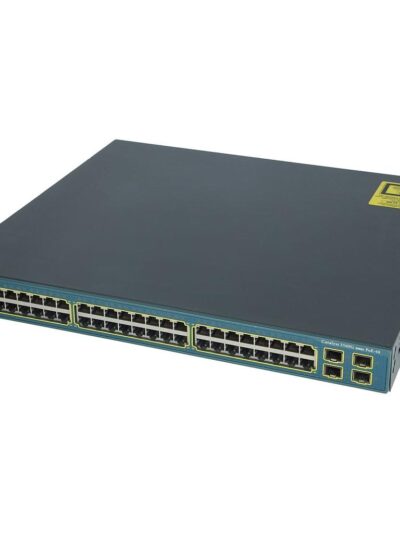 Cisco Catalyst C3560G 48 Ethernet 10/100/1000 PoE ports and 4 SFP-based Gigabit Ethernet ports, Standard Multilayer Image software (IP Base)