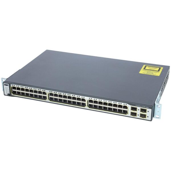 Cisco Catalyst 3750, 48 10/100 ports & 4 SFP-based Gigabit Ethernet, IP Services (Enhanced Multilayer Image)