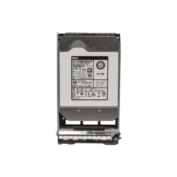 Dell 10TB 7.2K 3.5-inch SAS 12Gb/s 512e Nearline (NL) Hot-Plug Hard Drive w/ caddy