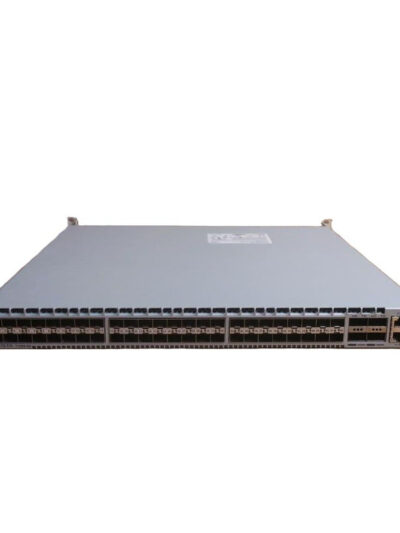 Arista 7150S, 48x1/10G SFP+ & 4xQSFP+ switch, high precision clock, rear-to-front airflow, 2x AC PSU
