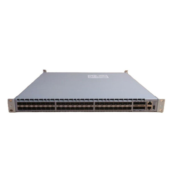 Arista 7150S, 48x1/10G SFP+ & 4xQSFP+ switch, high precision clock, rear-to-front airflow, 2x AC PSU