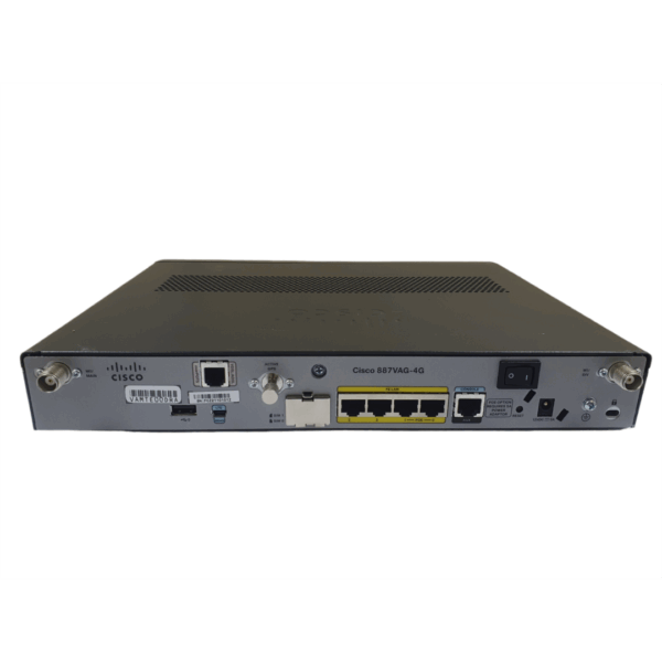 Cisco 887VAG ISR LTE 2.0 Secure IOS Router VDSL/ADSL2+ Annex A with Sierra Wireless MC7304/Qualcomm MDM9215 for Australia and Europe, LTE 800/900/1800/ 2100/2600 MHz, 850/900/1900/2100 MHz UMTS/HSPA+ bands (over POTS or ISDN) - Imagen 2
