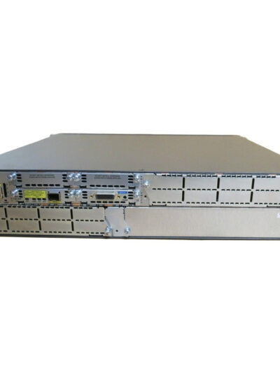 Cisco 2821 ISR  with AC power, 2GE, 1 NME-X, 1 EVM, 4 HWICs, 3 PVDM slots, 2 AIMs, and Cisco IOS IP Base Software