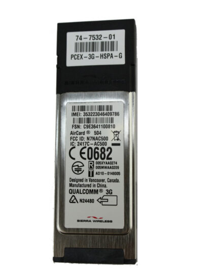 Cisco 3G Wireless WAN PC Express card supporting GPRS/EDGE/UMTS/HSPA - Global SKU,excluding US (including Canada)