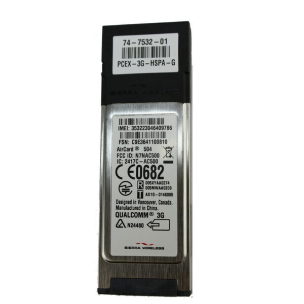 Cisco 3G Wireless WAN PC Express card supporting GPRS/EDGE/UMTS/HSPA - Global SKU,excluding US (including Canada)